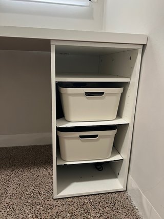 URGE Escritorio Minimalista Ikea Blanco