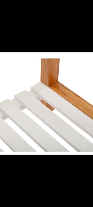 Espejo de pie madera y cristal ,nuevo con toallero