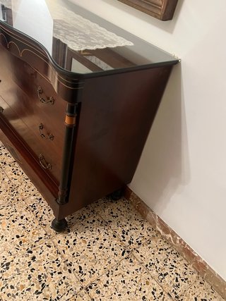 Cómoda clásica madera 3 cajones
