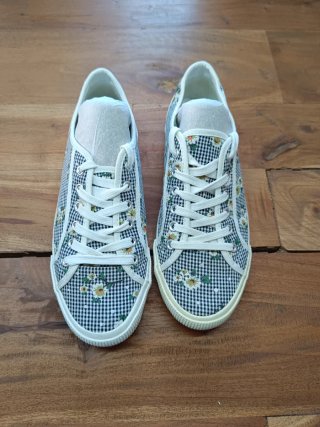 Zapatillas Vichy Flores Mujer Talla 40