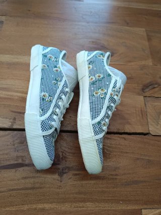 Zapatillas Vichy Flores Mujer Talla 40