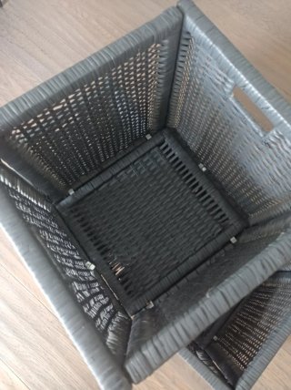 3 Cestas Branas Ikea Grises