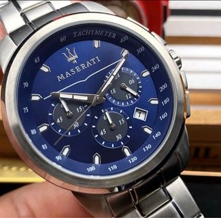 Reloj Maserati Hombre R8873621002 Azul/Plata
