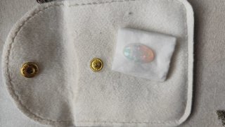 Opale etiope originale multicolore