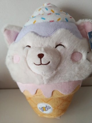 Peluche gato helado nuevo