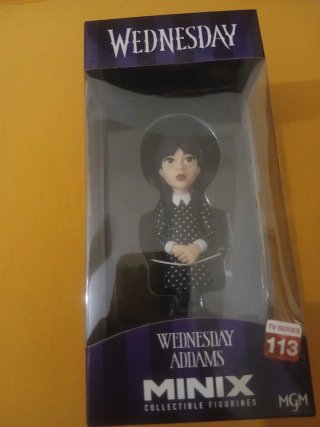 Statuetta da collezione Wednesday Addams Minix