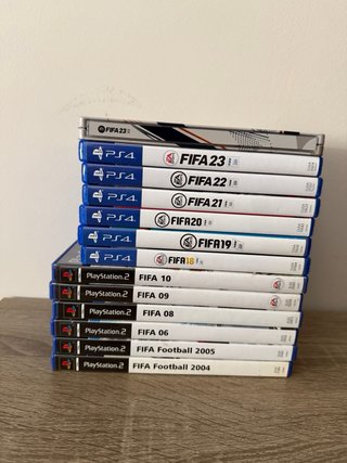 Lote Juegos FIFA PS4 y PS2