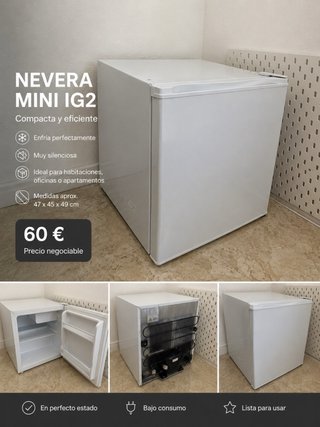 Nevera Mini IG2 Blanca