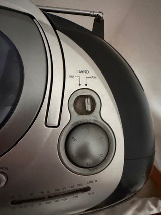 Reproductor CD Sanyo MP3 con Radio