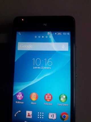 Sony Xperia Teléfono Negro/Azul