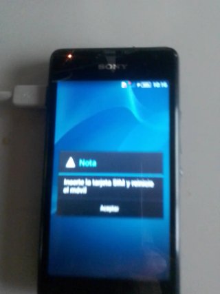 Sony Xperia Teléfono Negro/Azul
