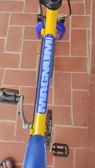 Bici Orbea Magnum Amarilla y Azul