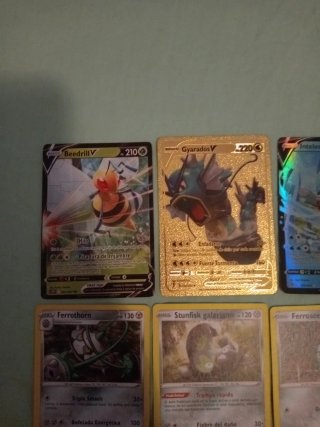 Lote Cromos Pokémon V, VMAX y más
