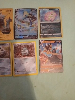 Lote Cromos Pokémon V, VMAX y más