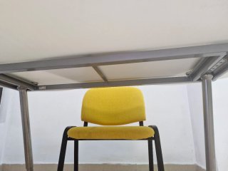 Mesa oficina de cristal