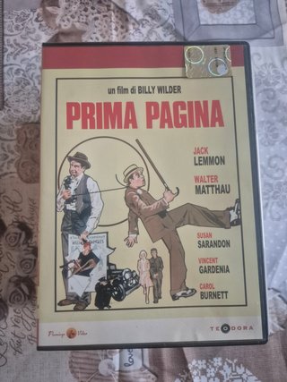 Prima Pagina DVD Billy Wilder Jack Lemmon