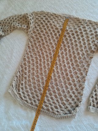 Maglia estiva traforata fatta a mano handmade