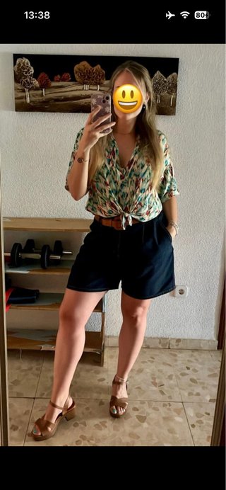 Camiseta Zara Estampada