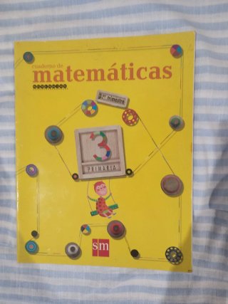 Cuaderno de Mates para tercero de Primaria.