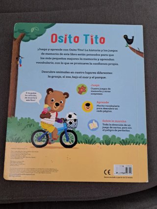 Osito Tito. Mi primer libro de memoria. Animales