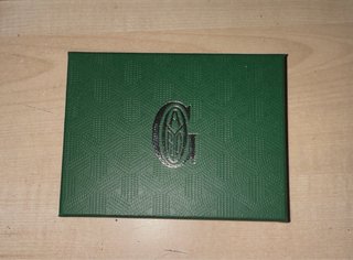 Portacarte Goyard Rosa