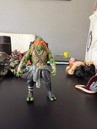 Lote de 6 figuras originales de las tortugas ninja