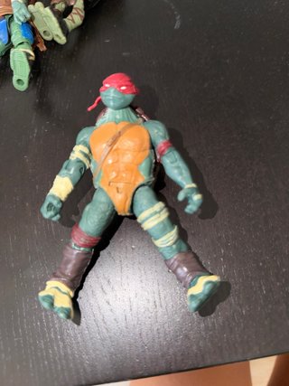 Lote de 6 figuras originales de las tortugas ninja