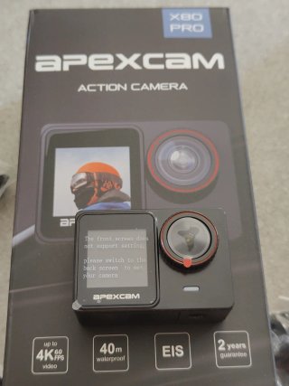 Action Cam ApexCam X80 Pro 4K 60FPS Nuova