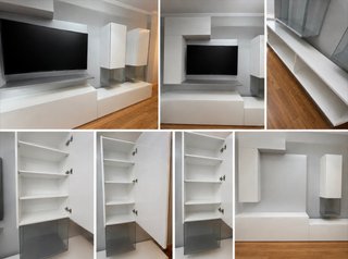 Mueble modular TV blanco