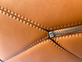 Bolso Loewe Puzzle Marrón Piel calidad espejo