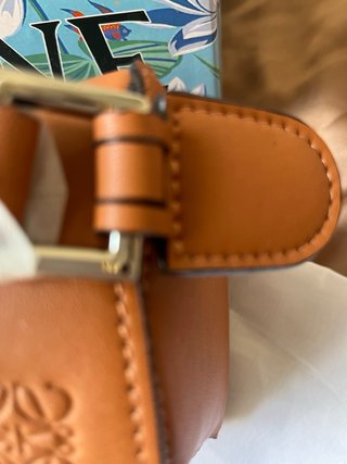 Bolso Loewe Puzzle Marrón Piel calidad espejo
