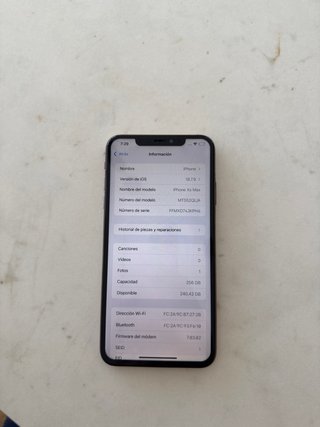 iPhone XS Max Dorado 256GB (sin FaceID)