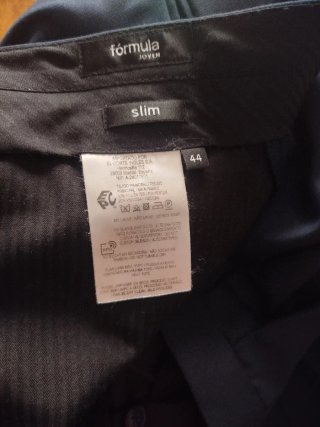 Traje de chaqueta azul marino