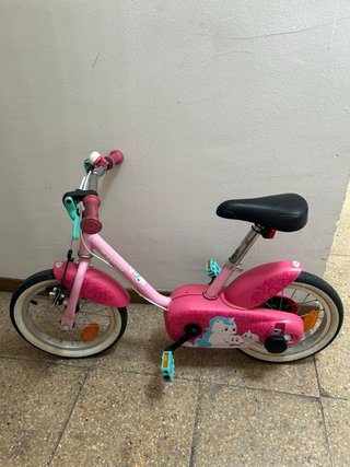 Bicicleta infantil rosa Decathlon