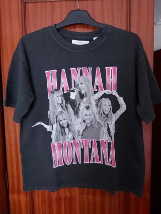 Hannah Montana camiseta ilustraciones 11-12 o S