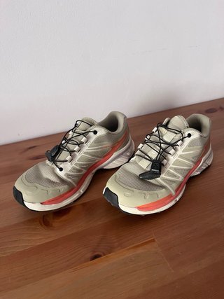 Zapatillas Salomon XT-6 Mujer Beige Naranja