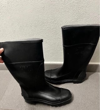 Botas de goma negras talla 38 nuevas