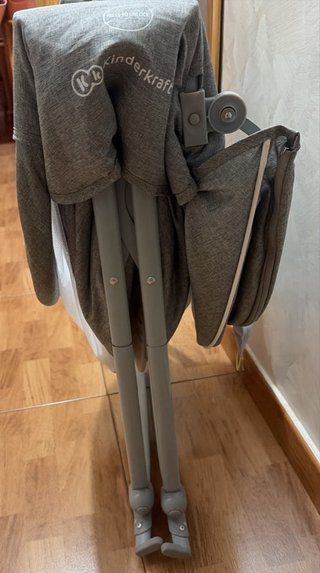 Moisés para bebé gris