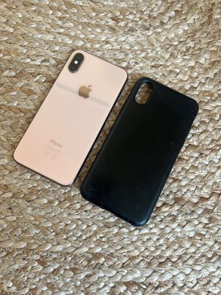 iPhone XS 256GB rosa + Caja + Funda