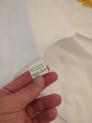 Bajera Cama 120cm Algodón Blanca