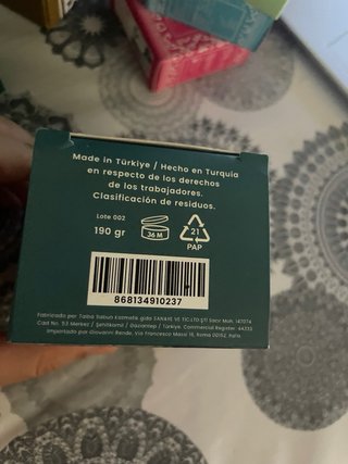 Jabón de Alepo artesanal 1% Laurel 99% Oliva