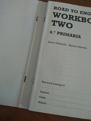 Workbook inglés. Primaria. Book Two