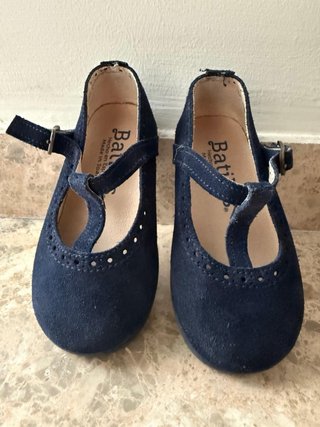 Manolitas azul marino niña talla 23