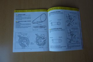 Manual Peugeot Cycles Años 90 Bicicleta