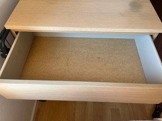 Cómoda Malm 4 cajones madera Ikea
