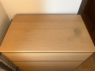 Cómoda Malm 4 cajones madera Ikea