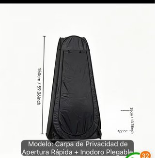 Carpa de Privacidad Tienda Ducha Camping