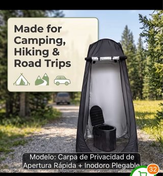 Carpa de Privacidad Tienda Ducha Camping
