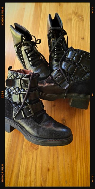Zapatillas GIOS EPPPO negras con tachuelas