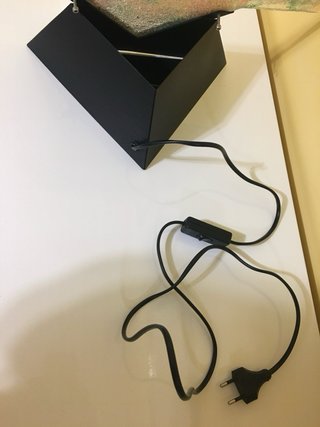 Tris Lampade da Appoggio Vetro e Metallo